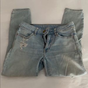 American eagle ripped jeans